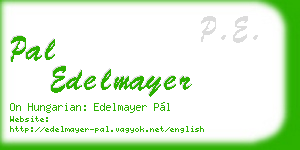 pal edelmayer business card